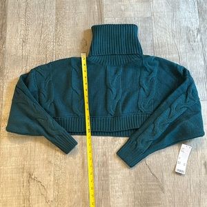 Urban outfitters cropped turtle neck sweater